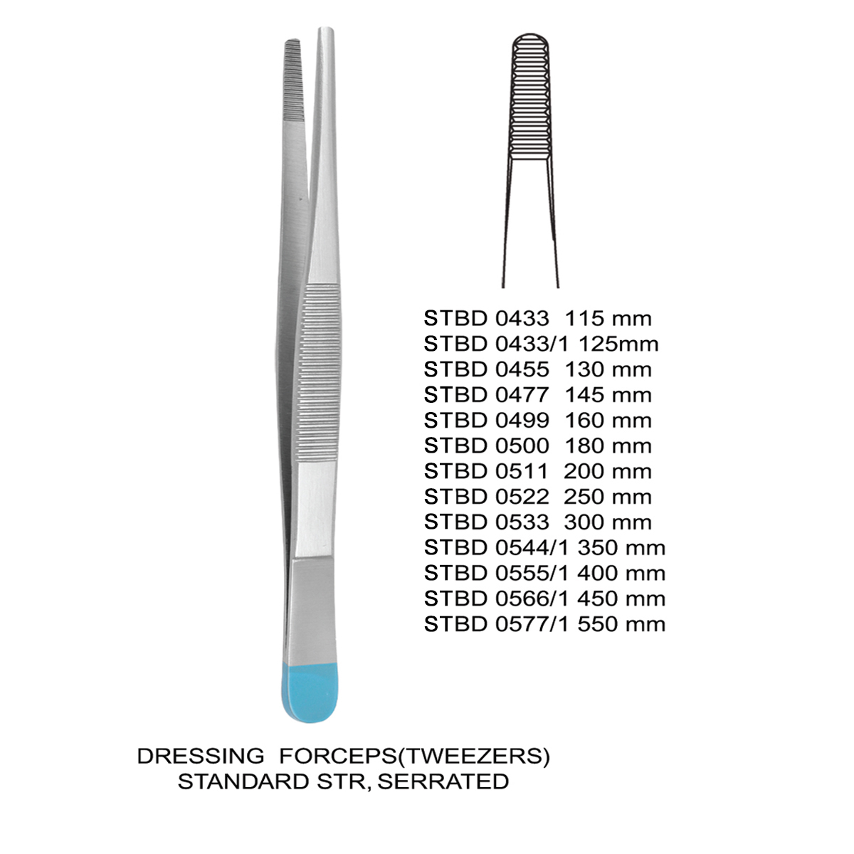 DIRESSING FORCEPS (TWIZZERS)