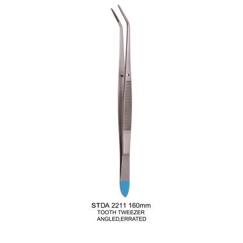 LONDON COLLEGE TWIZZER ANGLED, SERRATED