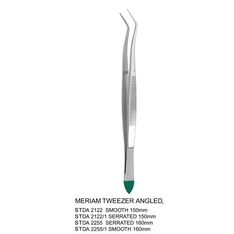 MERIAM TWEEZERS ANGLED