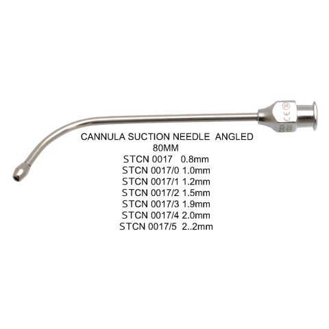 CANNULA SUCTION NEEDLE ANGLED