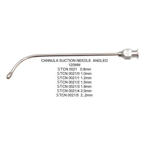 CANNULA SUCTION NEEDLE ANGLED