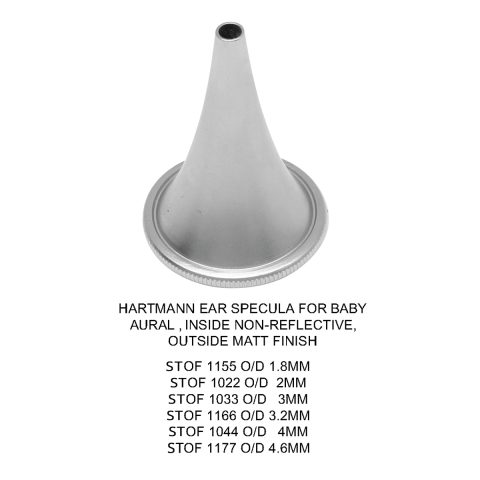 HARTMANN EAR SPECULA FOR BABY AURAL