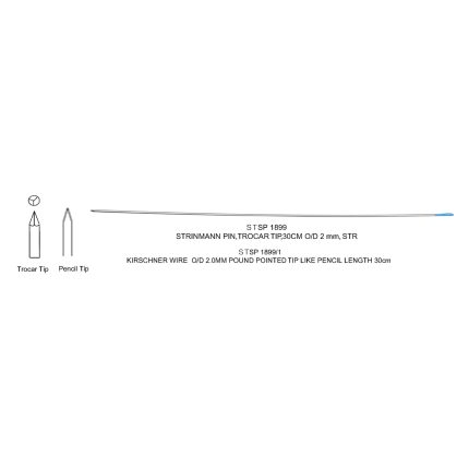 STRNMANN PIN,TROCAR TIP