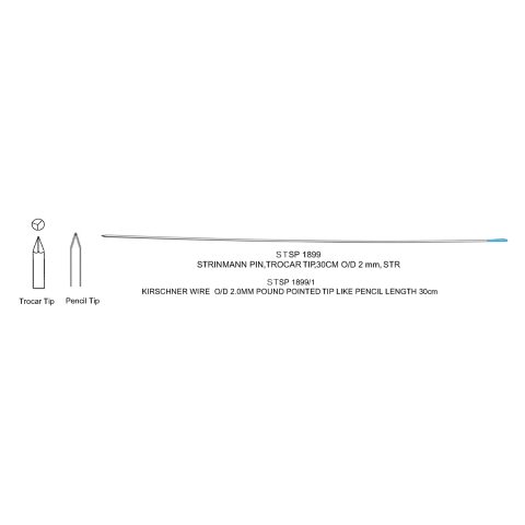 STRNMANN PIN,TROCAR TIP