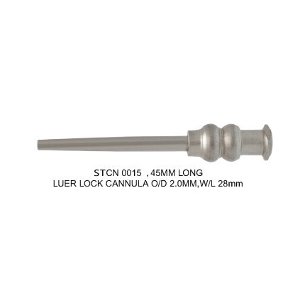 LONG LUER LOCK CANNULA