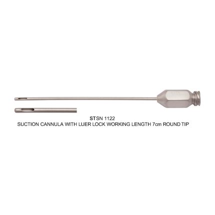 SUCTION CANNULA WITH LUER LOCK