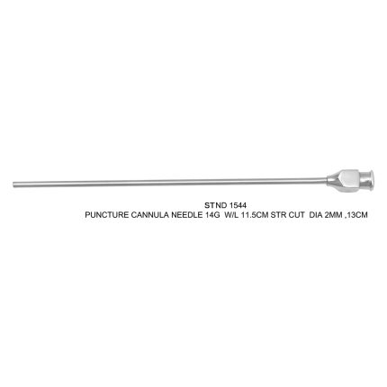 SUCTION NEEDLE ONE SIDE HOLE WITH LUER LOCK