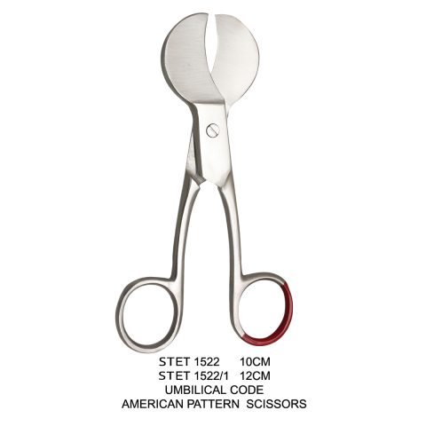 UMBILICAL CODE AMERICAN PATTERN SCISSORS