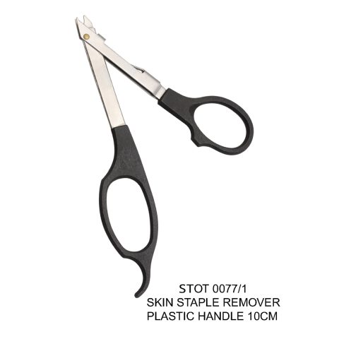 SKIN STAPLE REMOVER PLASTIC HANDLE