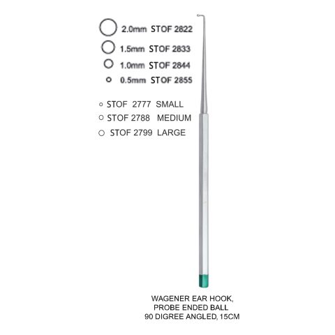 WAGENER EAR HOOK PROBE ENDED