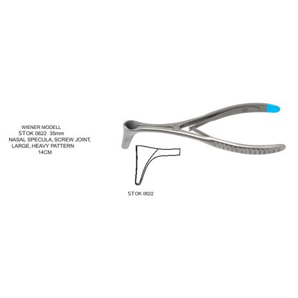 WIENER MODEL NASAL SPECULLA SCREW JOINT LARG HEAVY PATTERN