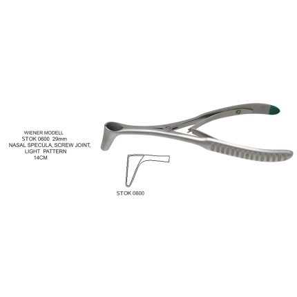 WIENER MODELL NASAL SPECULLA SCREW JOINT  LIGHT PATTERN