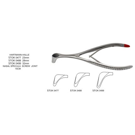 HARTMANN-HALLE NASAL SPECULLA SCREW JOINT