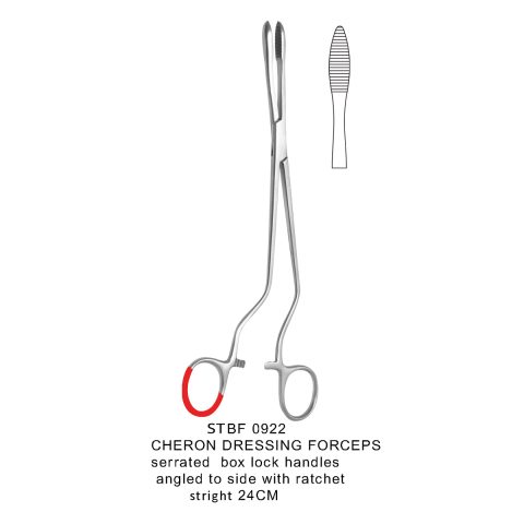 CHERON DRESSING FORCEPS