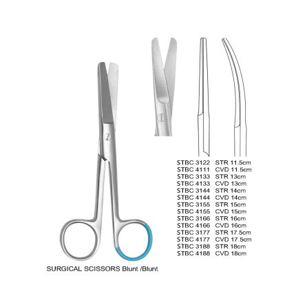 SURGICAL SCISSORS BLUNT