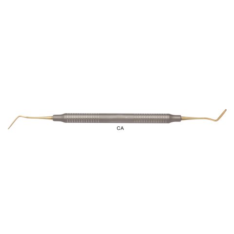 DENTAL VISTA TUNNELING SPECULA HALF TITANIUM GOLD COATING
