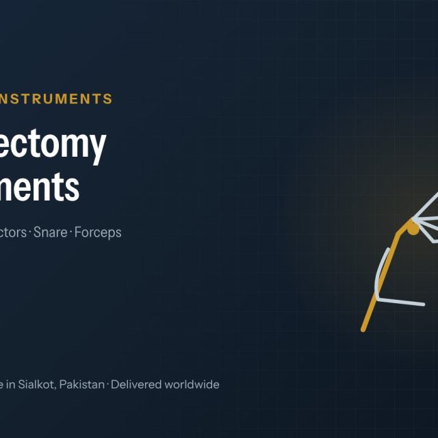 Line drawing of a speculum, illustrating the Gami Surgical guide to tonsillectomy instruments